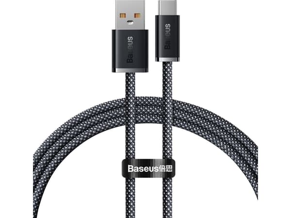 USB-A to USB-C Cable Baseus Dynamic Series, 100W, 5A, 1m, Grey CALD000616