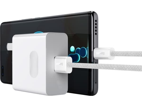 USB-A to USB-C Cable Baseus Dynamic Series, 100W, 5A, 2m, White CALD000702