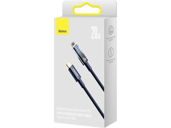 Baseus USB-C - Lightning USB-kabel 1 m Blå (CATS000003)