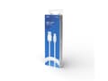 Miniatyrbilde 2 av 5: Savio USB cable 2 m USB 2.0 USB A - USB C White CL-168, 3 m, USB C, USB A, USB 2.0, 0,48 Gbit/s, Hvit