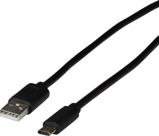 EFB Electronics EBUSBC-USB20AK.1, 1 m, USB C, USB A, USB 2.0, 480 Mbit/s, sortering