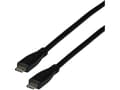 Pikkukuva 2 / 2: EFB USB4.0 20Gbit liitäntäkaapeli Type-C Plug, 2m, musta