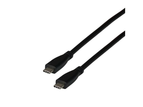 EFB USB4.0 20Gbit liitäntäkaapeli Type-C Plug, 2m, musta