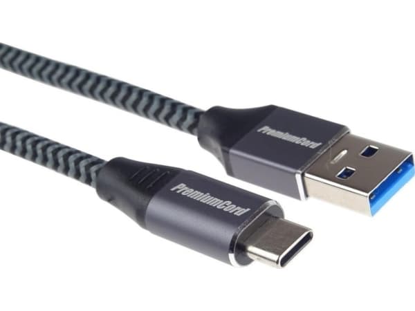 PREMIUMCORD USB-C to USB 3.0 A cable (USB 3.1 generation 1, 3A, 5Gbit/s) 0.5m oplet