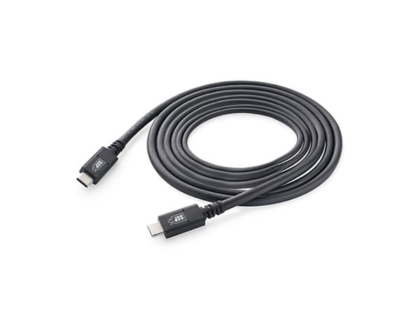 SCP USBC32-1M, 1 m, USB C, USB C, USB 3.2 Gen 2 (3.1 Gen 2), 2500 Mbit/s, Svart