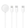 Miniatyrbild 1 av 3: 3in1 USB-C till USB-C, Lightning, Apple Watch kabel-C 1.2m