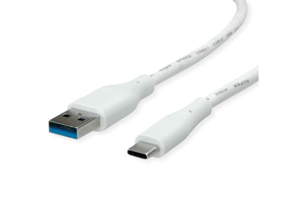 VALUE 11.99.9035, 2 m, USB A, USB C, USB 3.2 Gen 1 (3.1 Gen 1), 5 Gbit/s, Vit