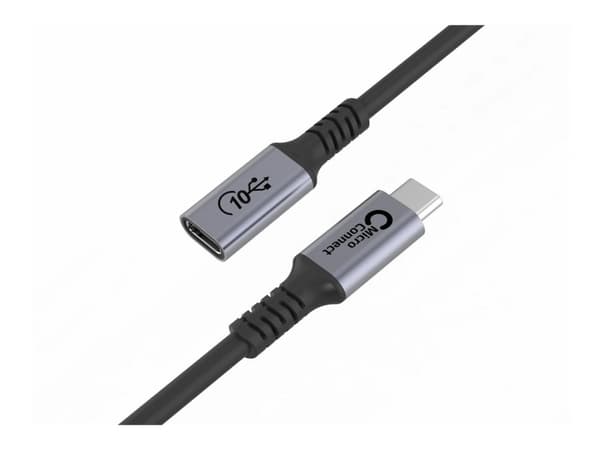 MicroConnect Premium - USB-forlengelseskabel - 24 pin USB-C (hann) til 24 pin USB-C (hunn) - USB 3.2 Gen 2x2 - 20 V - 5 A - 2 m - USB Power Delivery
