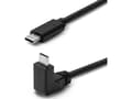 Miniatyrbild 4 av 4: MicroConnect - USB-kabel - 24 pin USB-C (hane) rak till 24 pin USB-C (hane) vinklad - USB 3.2 Gen 2 - 2 m - svart