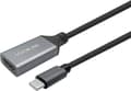 Miniatyrbilde 3 av 3: VivoLink - Adapterkabel - HDMI hunn til 24 pin USB-C hann - 1 m - svart - 4K 60Hz støtte, up to 18 Gbps data transfer rate