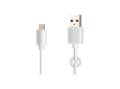 Miniatyrbild 4 av 4: FIXED - USB-kabel - USB (hane) till 24 pin USB-C (hane) - USB 2.0 - 3 A - 2 m - up to 480 Mbps - vit