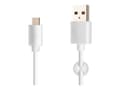 Miniatyrbild 1 av 4: FIXED - USB-kabel - USB (hane) till 24 pin USB-C (hane) - USB 2.0 - 3 A - 2 m - up to 480 Mbps - vit