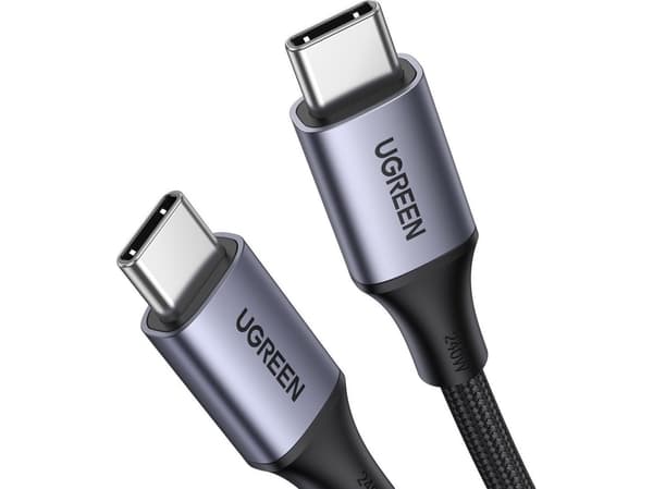 Ugreen 90440, 2 m, USB C, USB C, USB 2.0, Svart