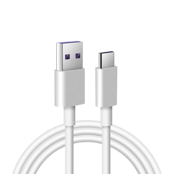SiGN SuperCharge USB-C till USB-A kabel 5A, 2m - Vit