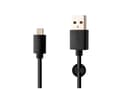 Pikkukuva 2 / 2: Kiinteä data- ja latauskaapeli, USB-A -&gt; USB-C, 20 W, 1 m pitkä, musta
