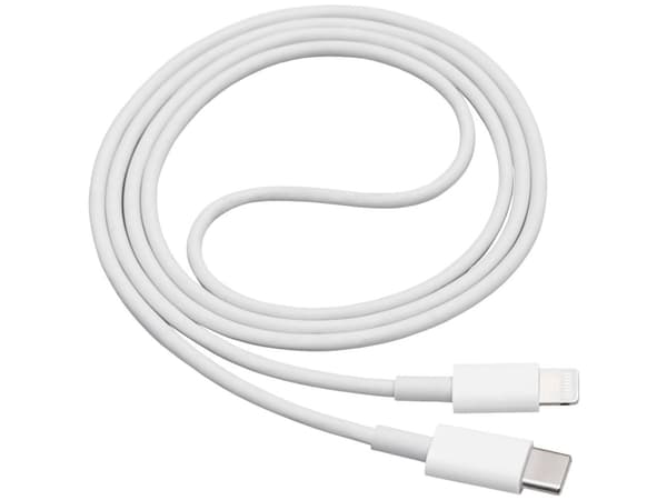 Akyga USB-kabel USB-C®-kontakt, Apple Lightning-kontakt 1 m Vit AK-USB-35