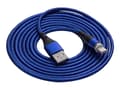 Miniatyrbilde 1 av 5: Akyga AK-USB-43 - USB-kabel - USB (hann) til 24 pin USB-C (hann) magnetisk - 5 / 9 V - 3 A - 2 m - USB Power Delivery (18 W) - blå