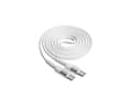 Miniatyrbild 2 av 5: Akyga AK-USB-40 - USB-kabel - 24 pin USB-C (hane) till 24 pin USB-C (hane) - 20 V - 3 A - 1 m - vit