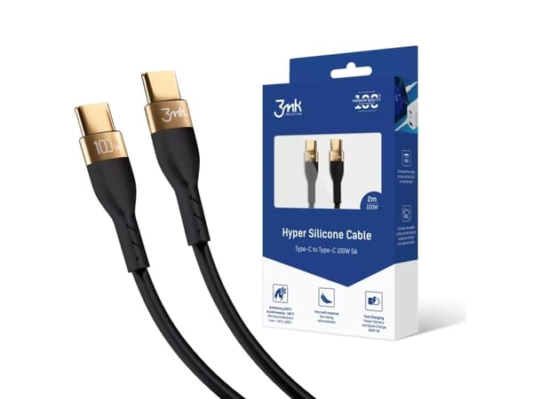 3MK Hyper Silicone Cable, 1 styck