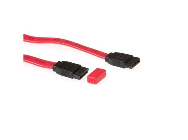 ACT Serial ATA Data cable - straight - Red - 1.0m 1m Rot SATA-Kabel (AK3393)