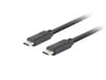 Miniatyrbild 3 av 5: Lanberg - USB-kabel - 24 pin USB-C (hane) till 24 pin USB-C (hane) - USB 3.1 Gen 2 - 20 V - 5 A - 1.8 m - Stöd för Power Delivery 3.0, USB-strömförsö