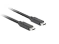 Miniatyrbild 4 av 5: Lanberg - USB-kabel - 24 pin USB-C (hane) till 24 pin USB-C (hane) - USB 3.1 Gen 2 - 20 V - 5 A - 1.8 m - Stöd för Power Delivery 3.0, USB-strömförsö