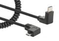 Pikkukuva 2 / 5: MANHATTAN Kierretty USB-C-Micro-USB-latauskaapeli 1m musta