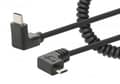 Pikkukuva 1 / 5: MANHATTAN Kierretty USB-C-Micro-USB-latauskaapeli 1m musta