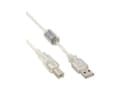 Miniatyrbilde 1 av 3: InLine 34555, 5 m, USB A, USB B, Hankjønn/hankjønn, 0,48 Gbit/s, Gjennomsiktig