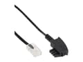 Miniatyrbild 1 av 3: InLine TAE-F 10m, 10 m, TAE-F, RJ45, Sort, Hanstik, Hanstik