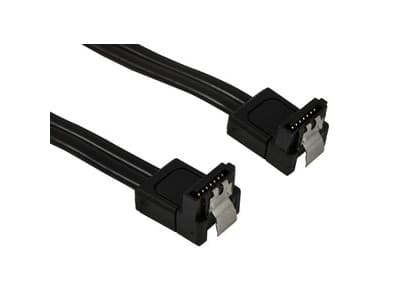 Synergy 21 SATA, 0.5m, 0,5 m, SATA I, SATA 7-pin, SATA 7-pin, Hunkjønn/hunkjønn, Svart