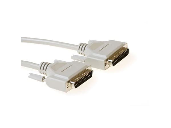 ACT 1.8 metre Serial 1:1 connection cable 25 pin D-sub male - 25 pin D-sub male. Length: 1.8 m Conn cable 25m/m mold 1.80m (AK4015)