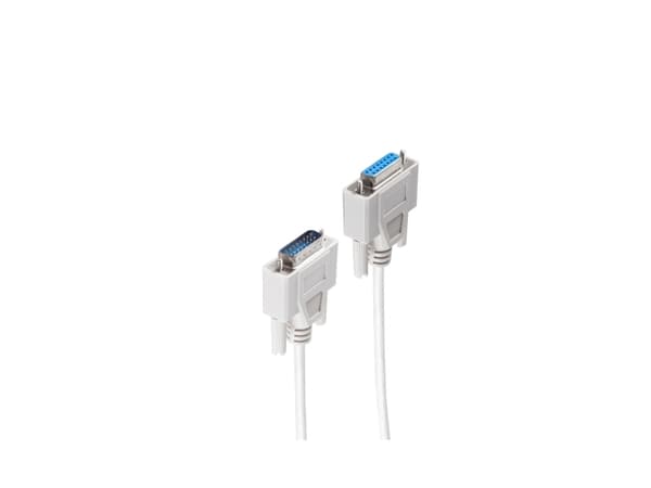 shiverpeaks BS78047-3, Grå, 3 m, DB-15, DB-15, Hankoppling, Honkoppling
