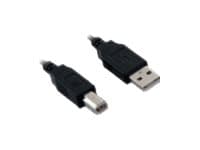 V7 - USB-kabel - USB (hane) till USB typ B (hane) - 5 m - svart