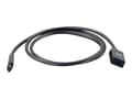 Miniatyrbilde 3 av 5: C2G 3ft USB-C to C 3.1 (Gen 1) Male to Female Extension Cable (5Gbps) - USB-forlengelseskabel - 24 pin USB-C (hann) til 24 pin USB-C (hunn) - USB 3.1