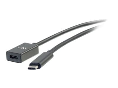 C2G 3ft USB-C to C 3.1 (Gen 1) Male to Female Extension Cable (5Gbps) - USB-forlengelseskabel - 24 pin USB-C (hann) til 24 pin USB-C (hunn) - USB 3.1