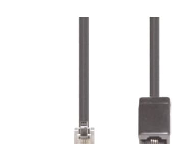 e+p T 19, 6 m, RJ-12 (6p4c), RJ-12 (6p4c), Svart, Hankontakt, Honkontakt