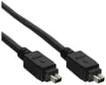 Miniatyrbild 1 av 2: InLine FireWire M-M 3m, FireWire 400 (IEEE 1394/IEEE 1394a), 4-p, 4-p, Sort, Hanstik/Hanstik, 400 Mbit/s