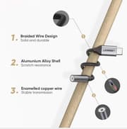 USB C till 3.5mm Audio uttag, Adapter