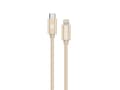 Miniatyrbilde 4 av 5: Kanex DuraBraid Premium - Lightning-kabel - 24 pin USB-C hann til Lightning hann - 1.2 m - gull - Power Delivery-støtte