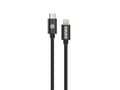 Miniatyrbilde 5 av 5: Kanex DuraBraid Premium - Lightning-kabel - 24 pin USB-C hann til Lightning hann - 1.2 m - gull - Power Delivery-støtte