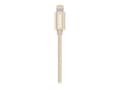 Miniatyrbilde 1 av 5: Kanex DuraBraid Premium - Lightning-kabel - 24 pin USB-C hann til Lightning hann - 1.2 m - gull - Power Delivery-støtte
