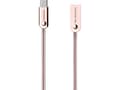Pikkukuva 1 / 3: USB-kaapeli Somostel USB-A - USB-C 1 m vaaleanpunainen (29028)