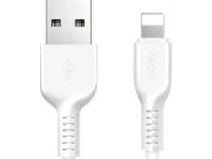 Kabel USB Hoco USB-A - Lightning 1 m Biały (6957531068815)