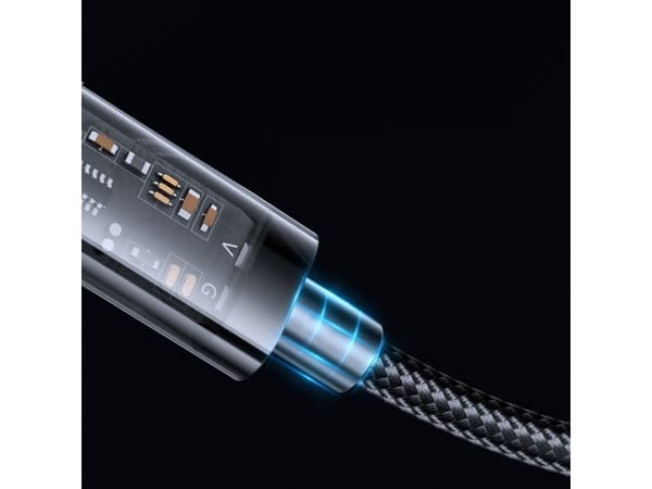 Joyroom USB - Lightning-kabel for lading / dataoverføring 2,4A 20W 1,2m blå (S-UL012A12)