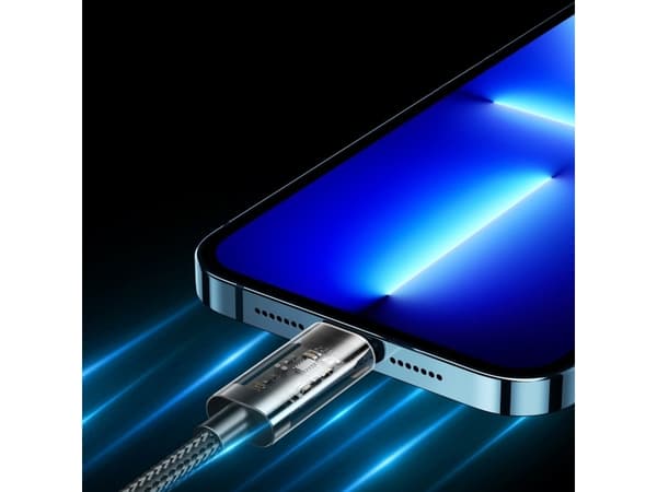 Joyroom USB - Lightning-kabel for lading / dataoverføring 2,4A 20W 1,2m blå (S-UL012A12)