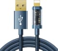 Miniatyrbilde 1 av 5: Joyroom USB - Lightning-kabel for lading / dataoverføring 2,4A 20W 1,2m blå (S-UL012A12)