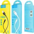 Miniatyrbild 2 av 5: Hoco USB-A - microUSB-kabel 1 m vit (6957531080114)