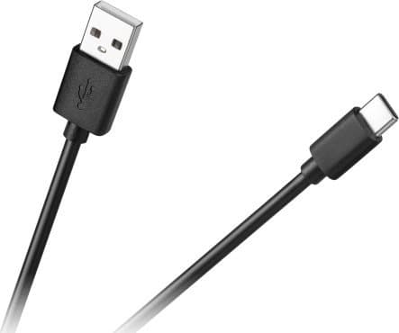 Cabletech USB-A - USB-C 1 m USB-kabel Svart (KPO3949-1)