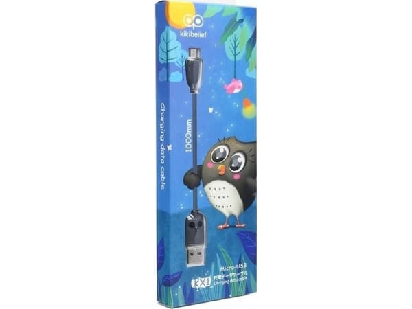 Hoco USB-A - microUSB-kabel 1 m grå (6957531093671)